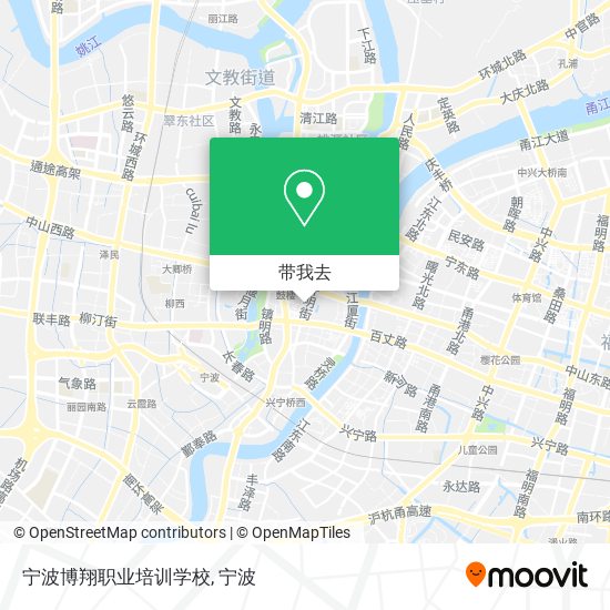 宁波博翔职业培训学校地图