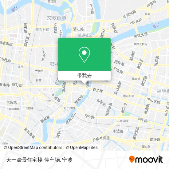 天一豪景住宅楼-停车场地图