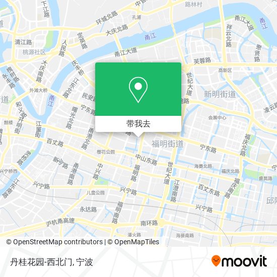 丹桂花园-西北门地图
