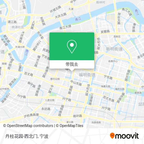 丹桂花园-西北门地图