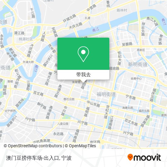 澳门豆捞停车场-出入口地图