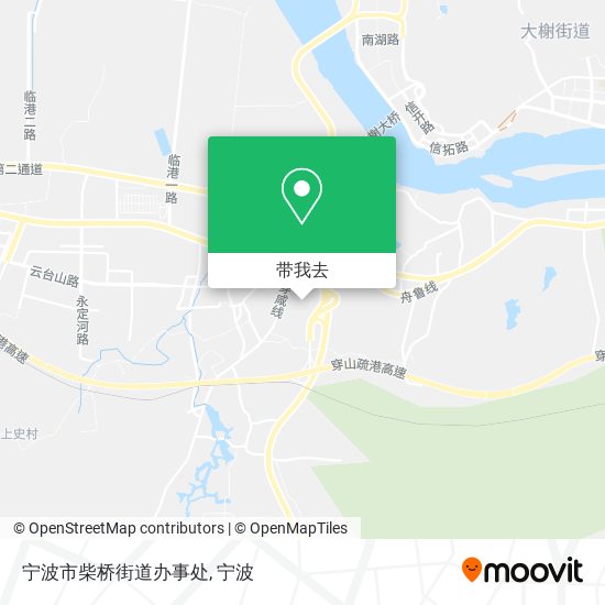 宁波市柴桥街道办事处地图