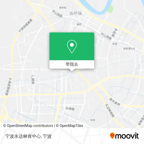 宁波永达林肯中心地图