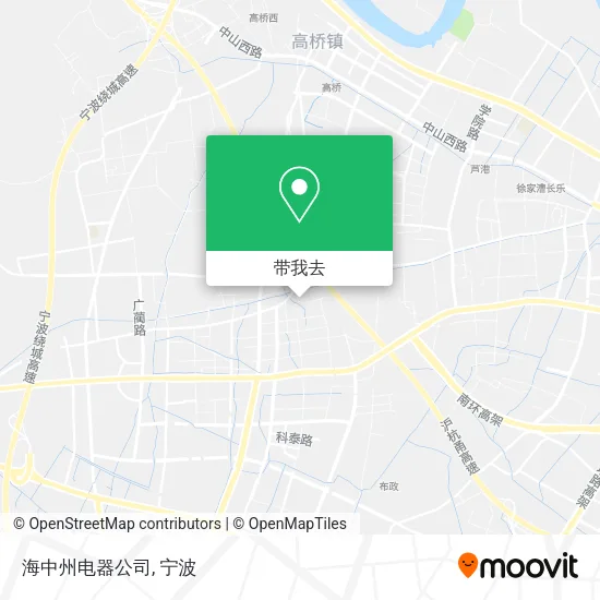 海中州电器公司地图