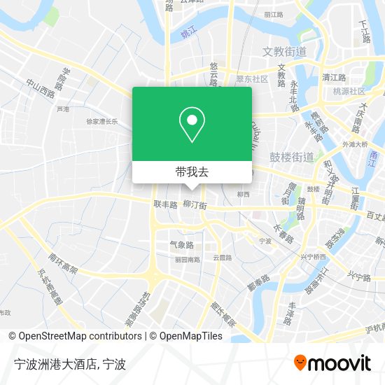 宁波洲港大酒店地图