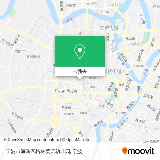 宁波市海曙区格林美语幼儿园地图