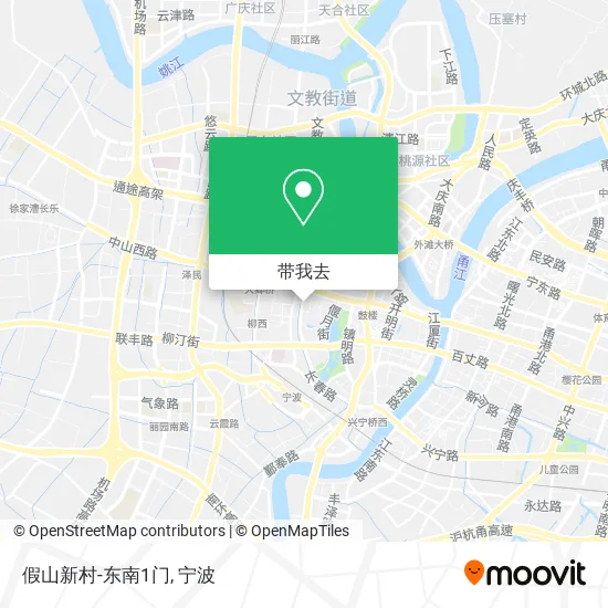 假山新村-东南1门地图