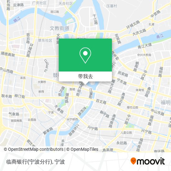 临商银行(宁波分行)地图