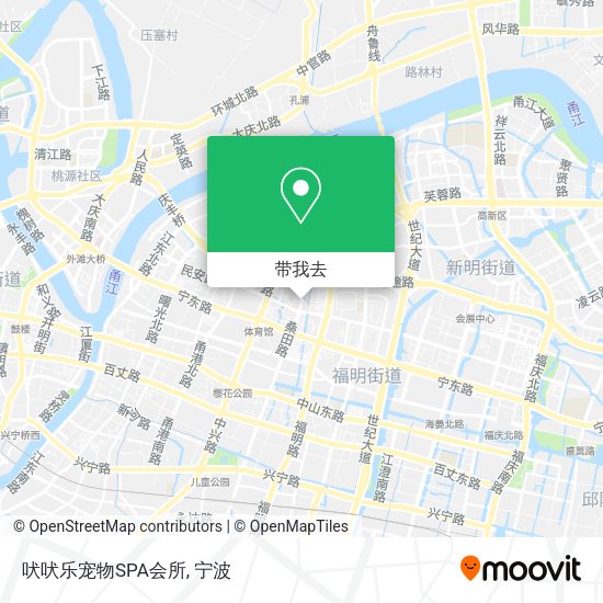 吠吠乐宠物SPA会所地图