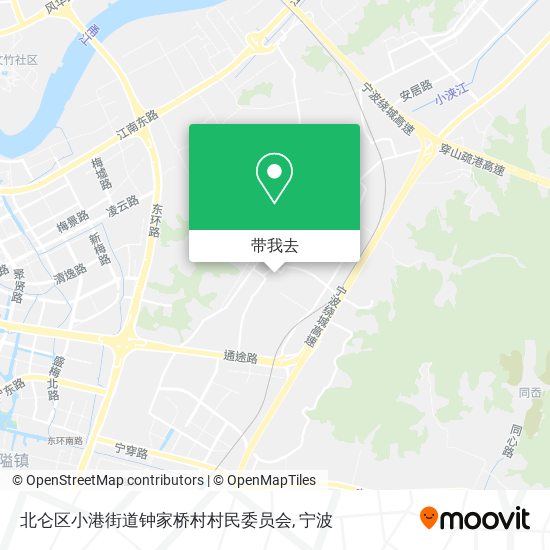 北仑区小港街道钟家桥村村民委员会地图