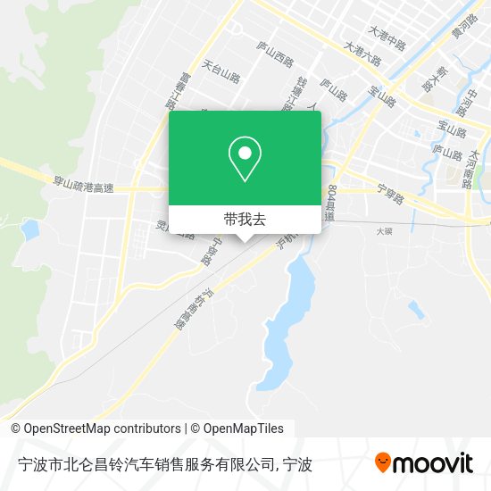 宁波市北仑昌铃汽车销售服务有限公司地图