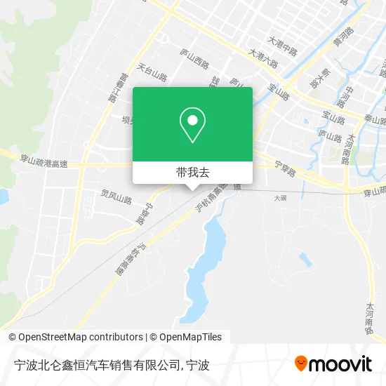 宁波北仑鑫恒汽车销售有限公司地图