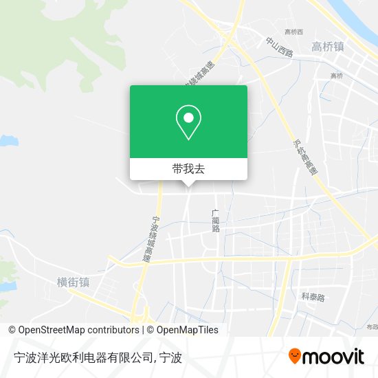宁波洋光欧利电器有限公司地图