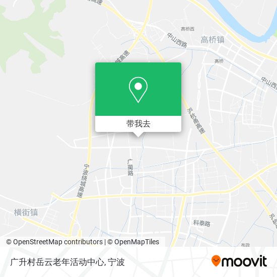 广升村岳云老年活动中心地图