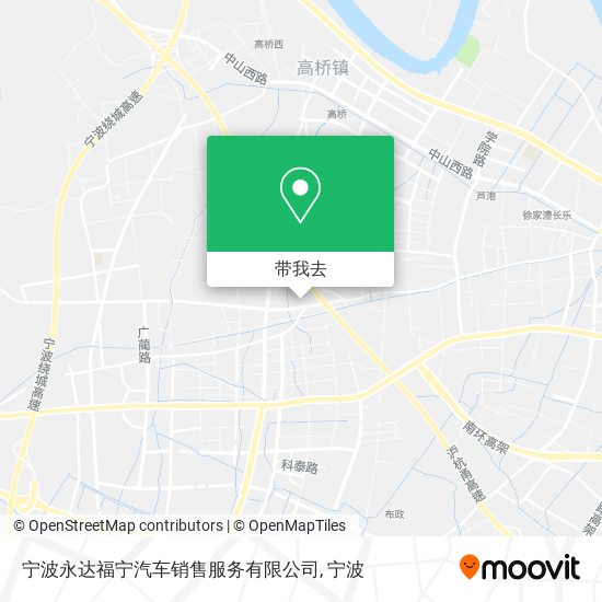 宁波永达福宁汽车销售服务有限公司地图