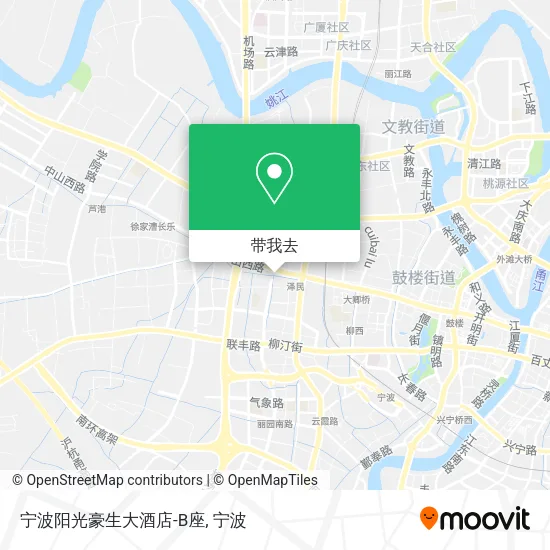宁波阳光豪生大酒店-B座地图