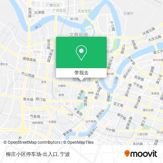 柳庄小区停车场-出入口地图