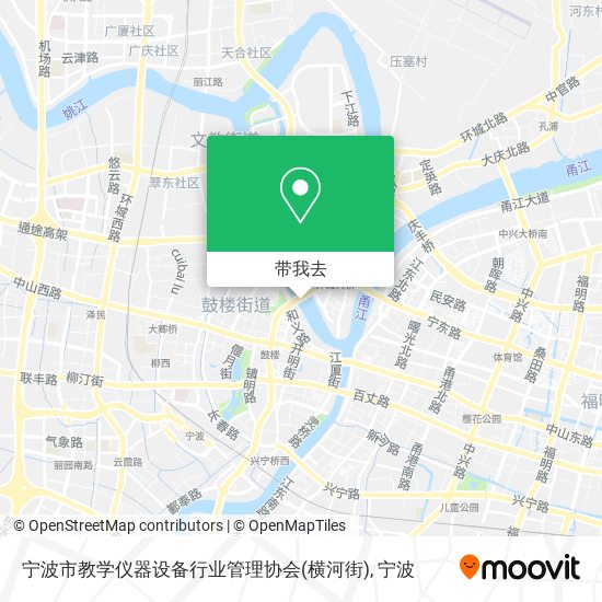 宁波市教学仪器设备行业管理协会(横河街)地图