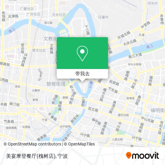 美宴摩登餐厅(槐树店)地图
