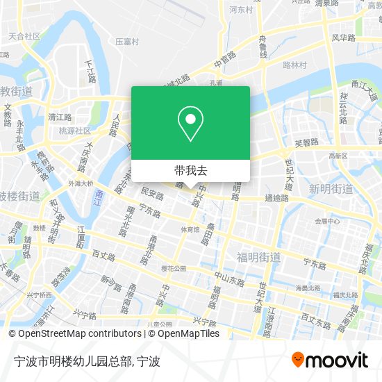 宁波市明楼幼儿园总部地图