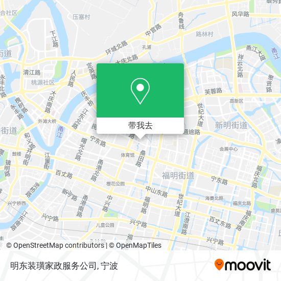 明东装璜家政服务公司地图