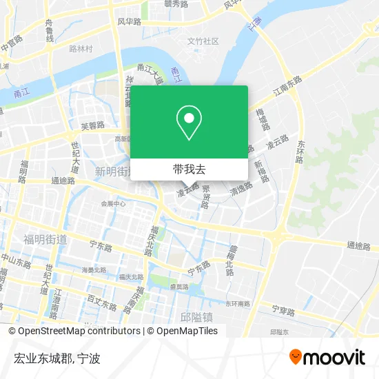 宏业东城郡地图