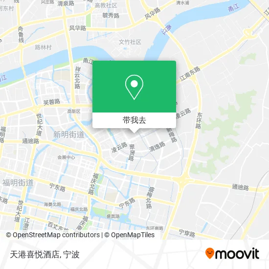 天港喜悦酒店地图