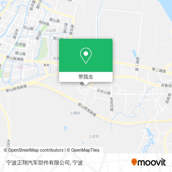 宁波正翔汽车部件有限公司地图