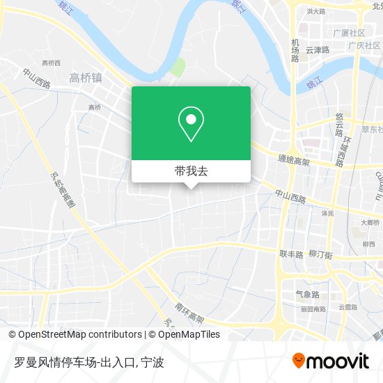 罗曼风情停车场-出入口地图