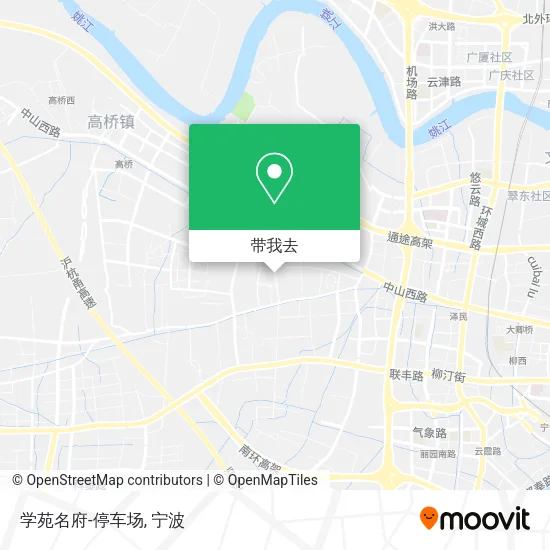 学苑名府-停车场地图