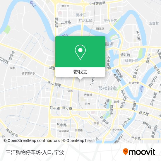 三江购物停车场-入口地图