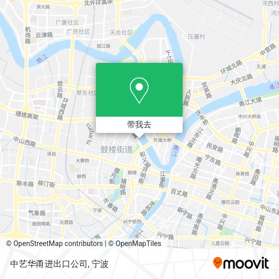 中艺华甬进出口公司地图