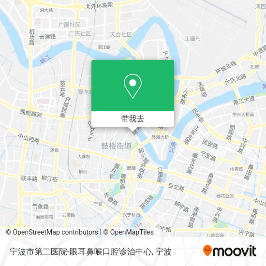 宁波市第二医院-眼耳鼻喉口腔诊治中心地图