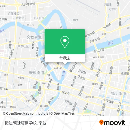 捷达驾驶培训学校地图