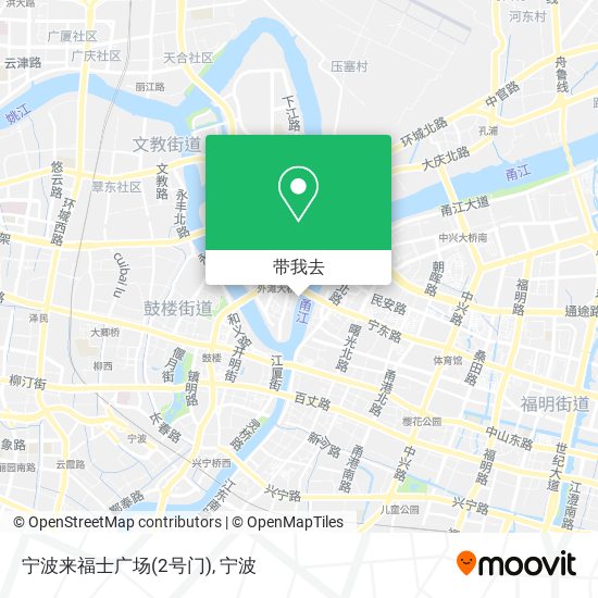 宁波来福士广场(2号门)地图