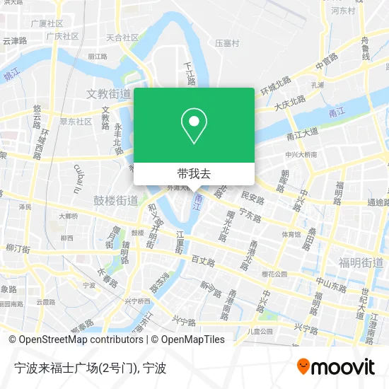宁波来福士广场(2号门)地图