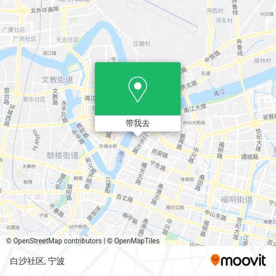 白沙社区地图