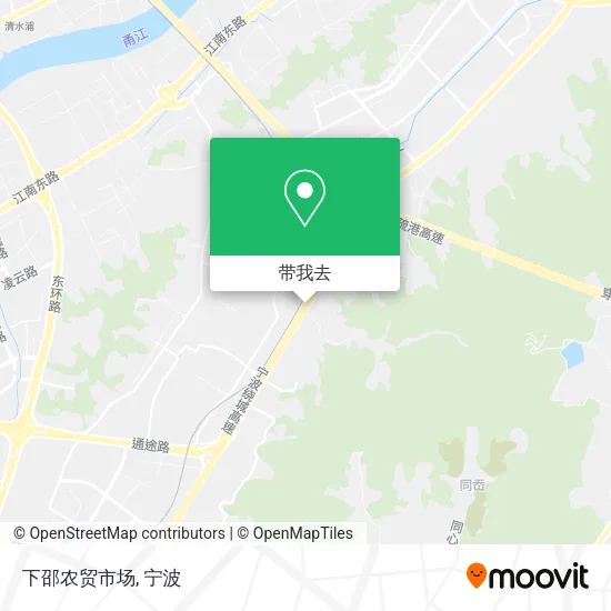 下邵农贸市场地图