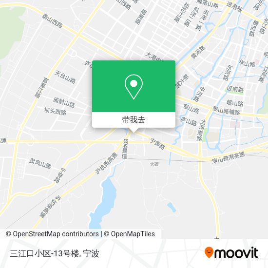 三江口小区-13号楼地图