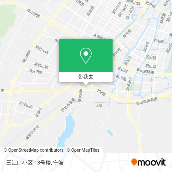 三江口小区-13号楼地图
