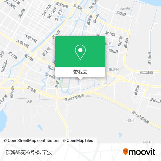 滨海锦苑-6号楼地图