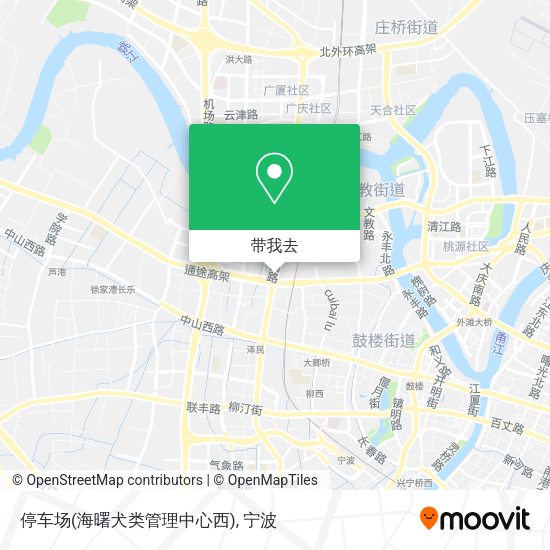 停车场(海曙犬类管理中心西)地图
