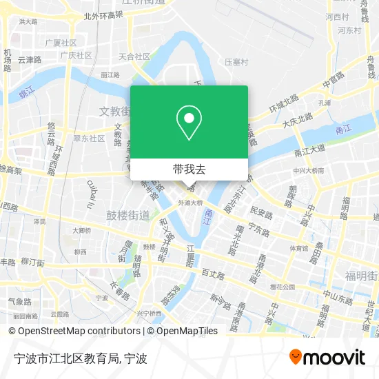 宁波市江北区教育局地图