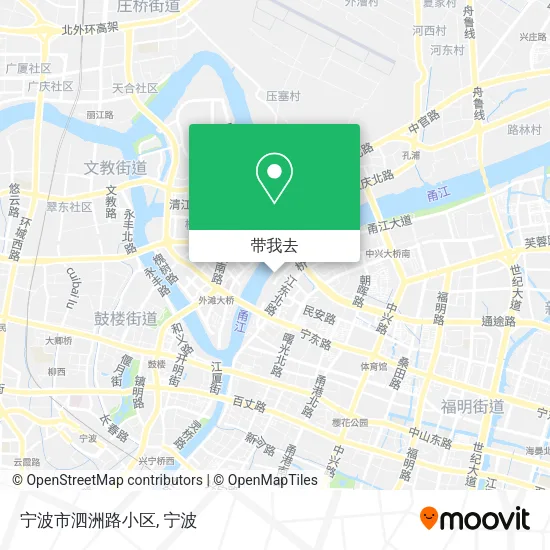 宁波市泗洲路小区地图