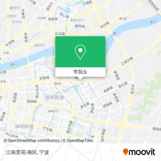 江南景苑-南区地图
