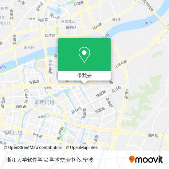 浙江大学软件学院-学术交流中心地图