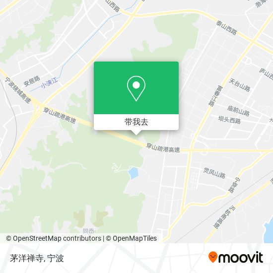 茅洋禅寺地图