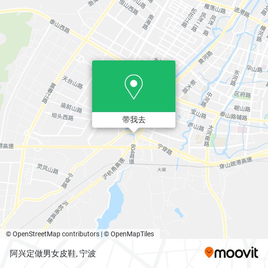 阿兴定做男女皮鞋地图