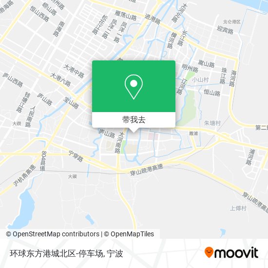 环球东方港城北区-停车场地图