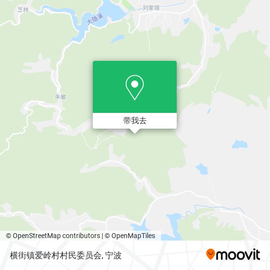 横街镇爱岭村村民委员会地图